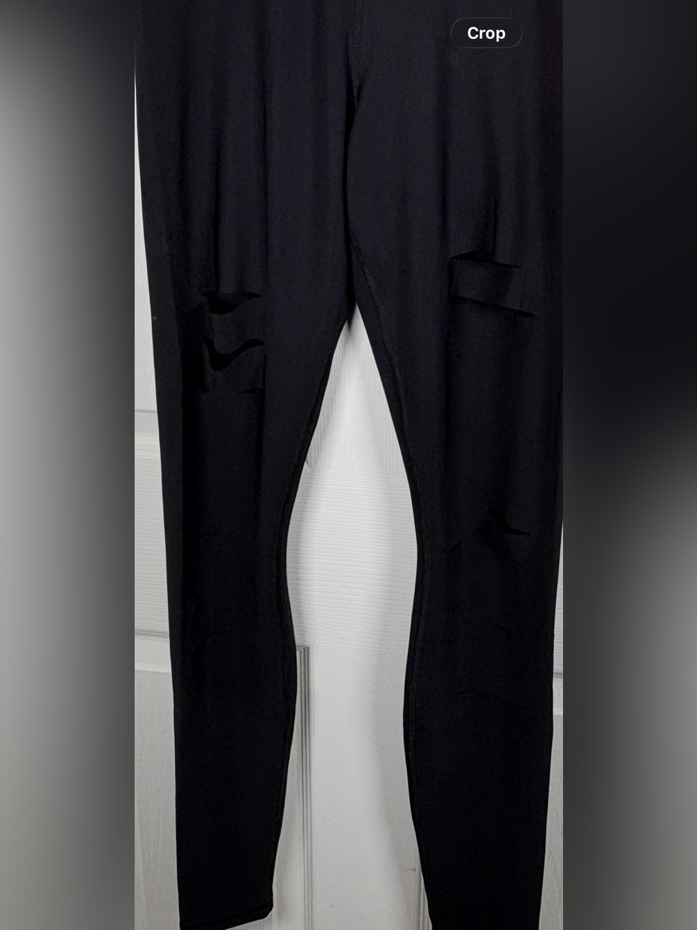 Alo Yoga High Waist Ripped Warrior
Leggings Black Size Medium A422 - Picture 5 of 15